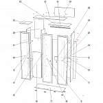Схема сборки Распашной шкаф Помпеи 2 BMS