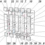 Схема сборки Шкаф распашной Фауст 19 BMS