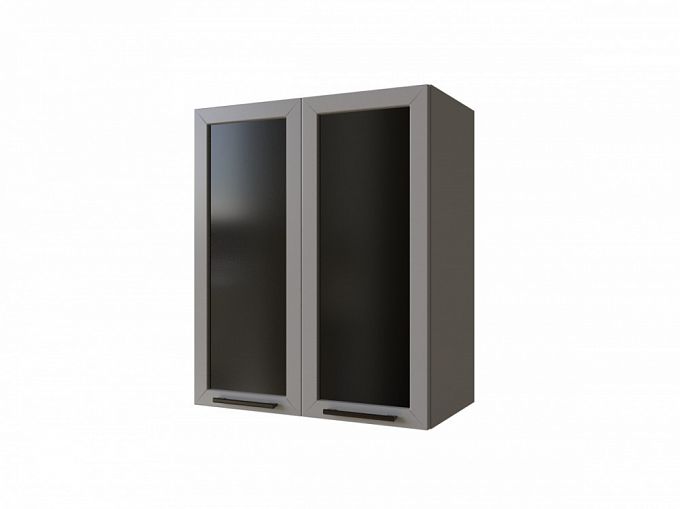 Шкаф верхний с 2-мя остекленными дверцами Тетчер BMS - Фото