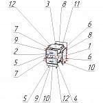 Схема сборки Прикроватная тумба Светлана 10 BMS