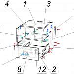 Схема сборки Тумба прикроватная Гаурон-К №2.1 BMS