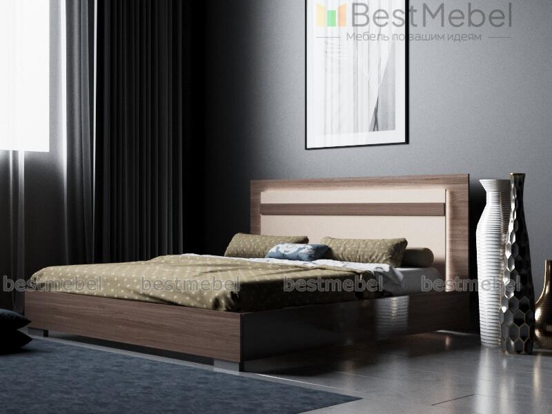 Кровать с подсветкой Хлоя подъемная BMS - Фото