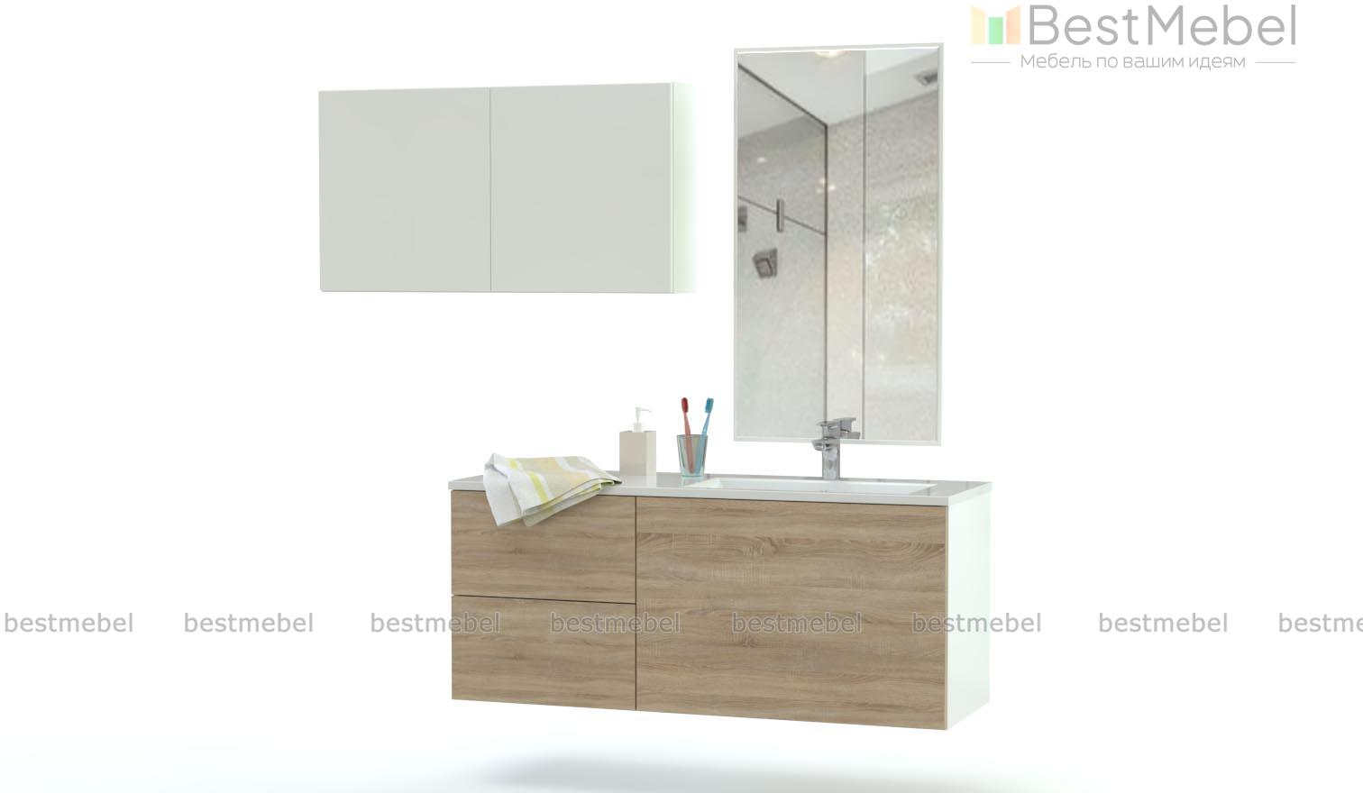 Комплект для ванной комнаты Плайн 4 BMS - Фото