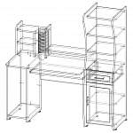 Чертеж Компьютерный стол Магнат BMS