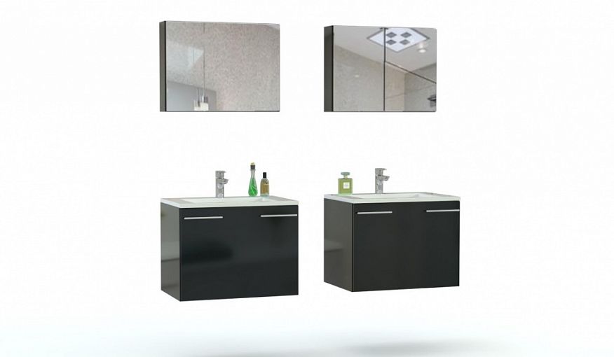 Комплект для ванной комнаты Ассоль 1 BMS - Фото