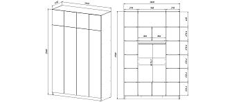 Распродажа - Шкаф распашной Ангард 31 (1600*2500*600) (1600х2500х600)
