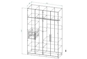 Распродажа - Распашной шкаф Вилета 8  (1600х2400х600)
