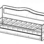 Чертеж Кровать Солл-47 BMS
