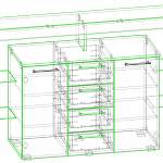 Чертеж Комод Riva II plus BMS