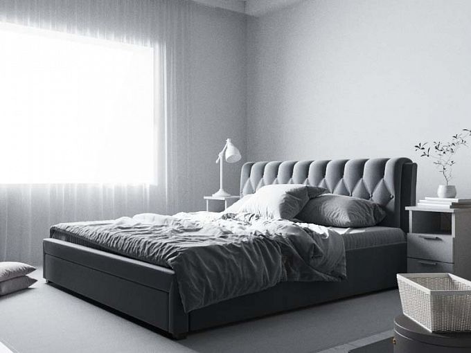 Кровать двуспальная Alexa 1 BMS - Фото