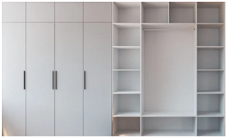 Распродажа - ЭСКИЗ Распашной шкаф Вилета 8  (1190х2600х600)