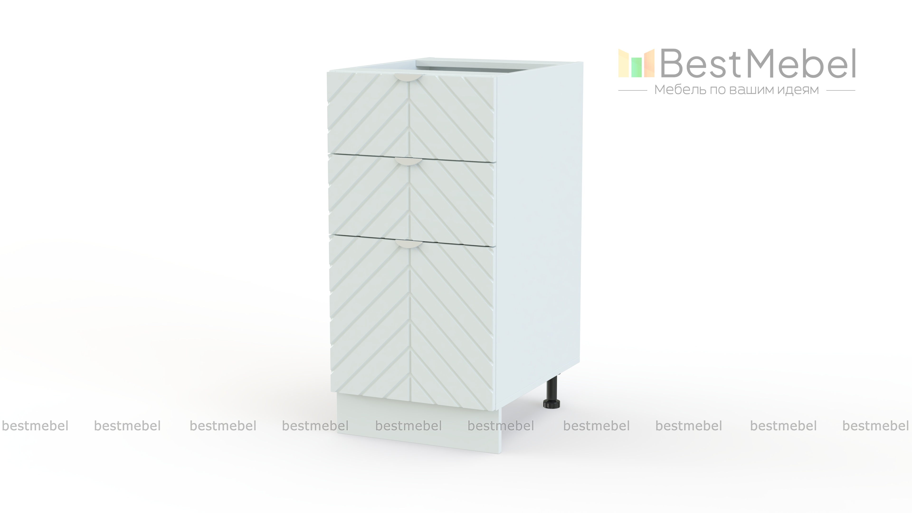 Шкаф нижний с 3-мя ящиками Анаис BMS