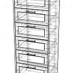 Чертеж Комод Прима Бэст 6 BMS