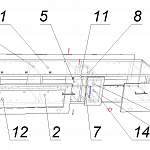 Схема сборки Шкаф-пенал 2 двери 1 ящик со стеклом Палермо BMS