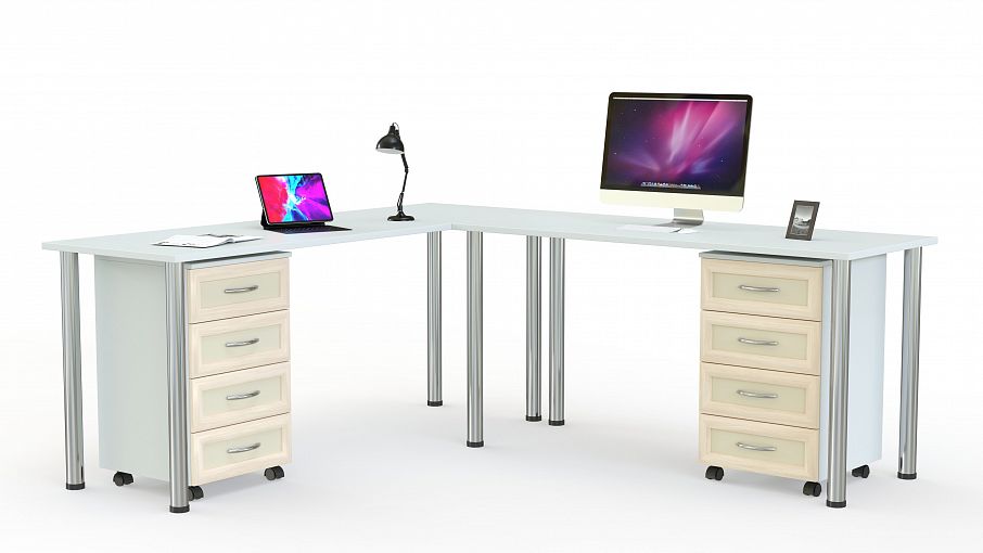 Письменный стол для двоих Дублин 95 BMS - Фото