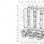 Схема сборки Распашной шкаф Модерно 19.1 BMS