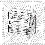 Схема сборки Кровать с диваном Томас 1 BMS