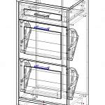 Чертеж Тумба для обуви ОР-4 BMS