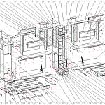 Схема сборки Шкаф-кровать трансформер Бриош BMS