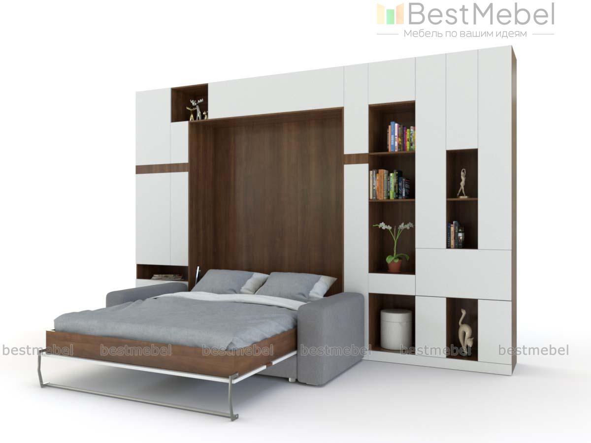 Шкаф-кровать с диваном Ланистер BMS - Фото