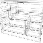 Комод Нордли Nordli 4