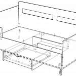 Чертеж Кровать Лоск 18 BMS
