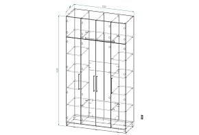 Распродажа - Распашной шкаф Вилета 8 (1300х2400х500)