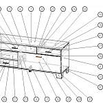 Схема сборки ТВ тумба NVAN6 BMS
