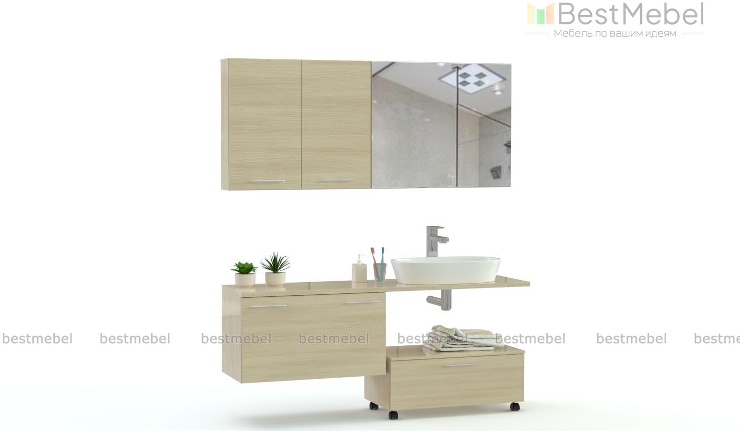 Мебель для ванной Лазурь 3 BMS - Фото