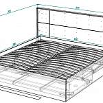Чертеж Кровать КР-235 BMS
