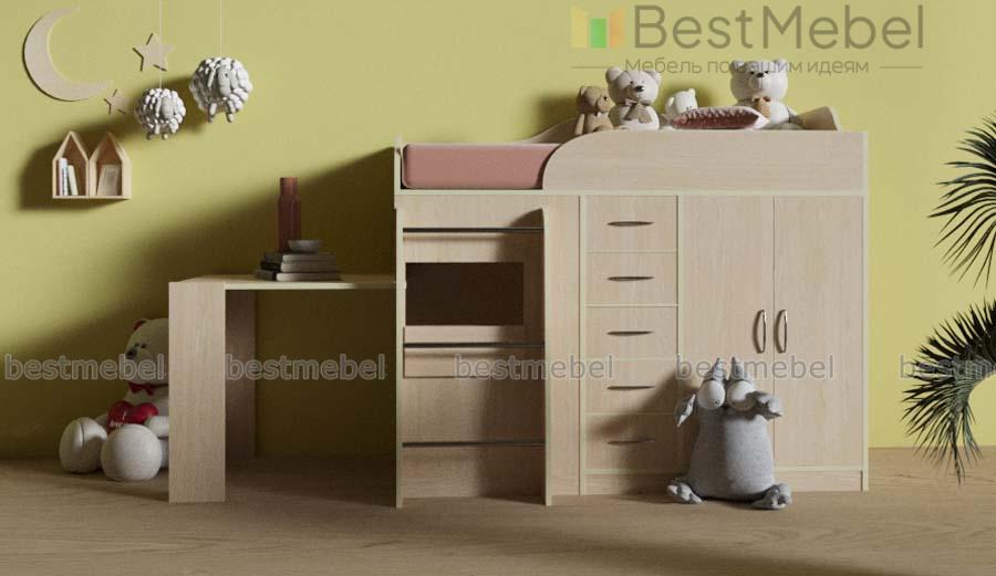 Кровать со столом Венди 5 BMS - Фото