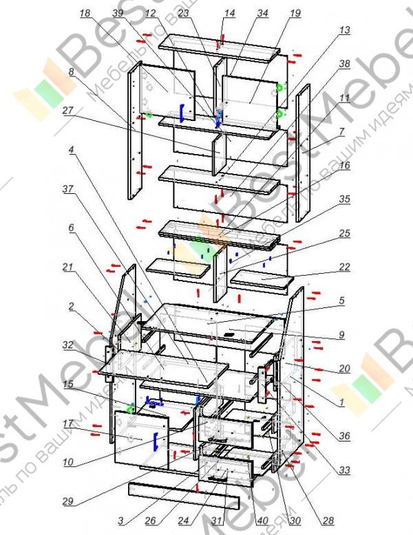 Шкаф эконом 9 bms схема сборки Шкаф эконом 9 bms схема сборки