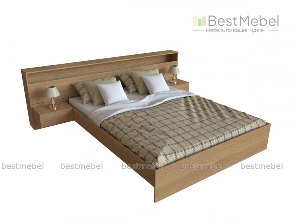 Кровать с полками Лия 5 BMS