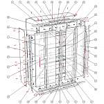 Схема сборки Шкаф-кровать трансформер Уютный-1 BMS
