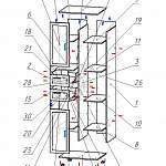 Схема сборки Шкаф №1 Рамочный ГР/Р-01-а BMS