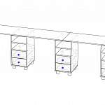 Чертеж Маникюрный стол Мист 33 BMS
