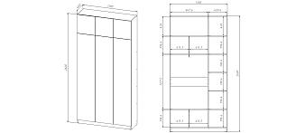 Распродажа - Шкаф распашной Ангард 30 (1300*2600*400) (1300х2600х400)