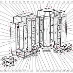 Схема сборки Шкаф Меркурий люкс-8 BMS