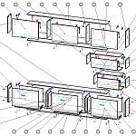 Схема сборки Мебельная стенка Кубика Плюс V8.2 BMS