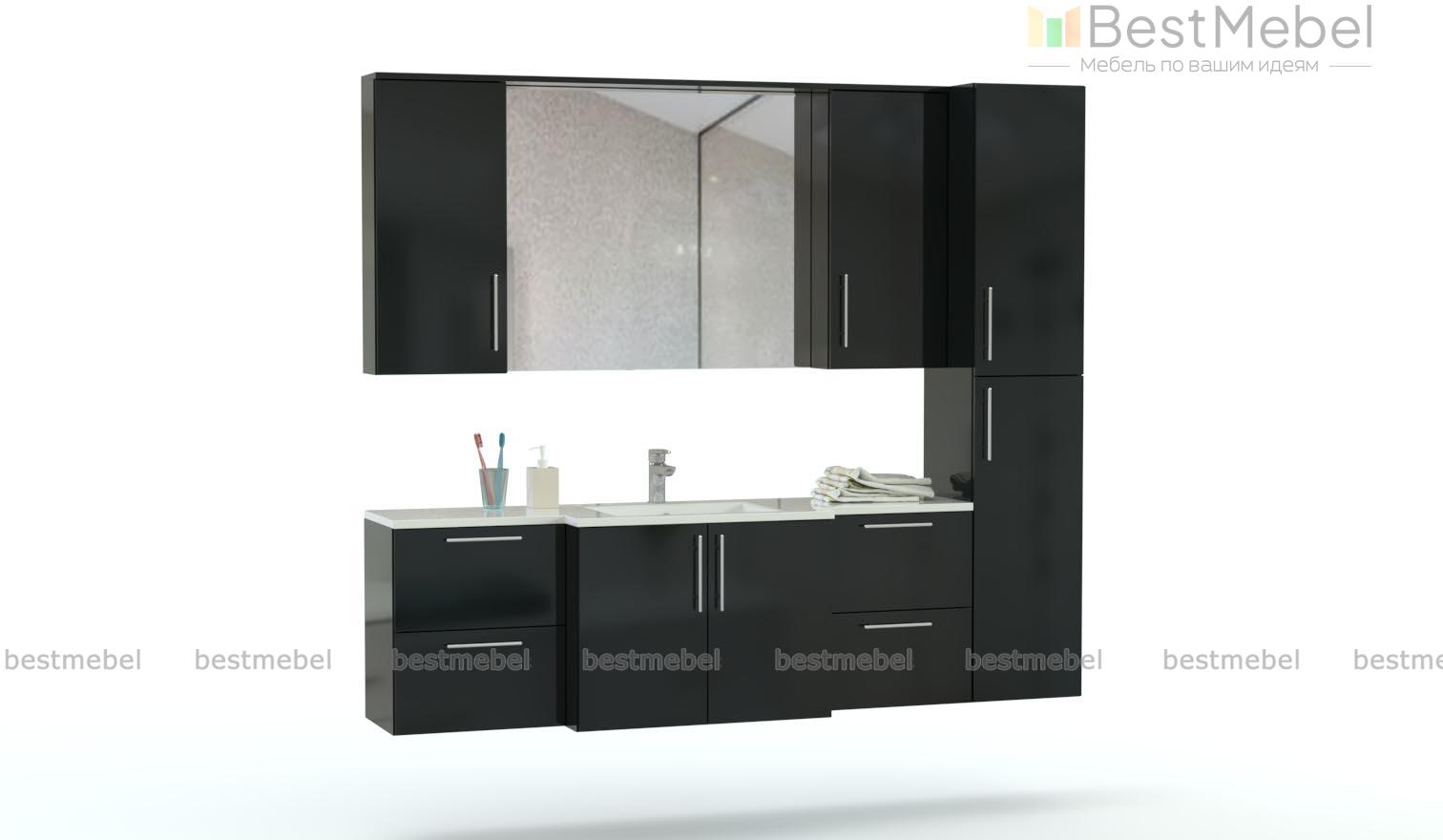 Комплект для ванной комнаты Пирс 3 BMS - Фото