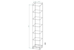 Распродажа - Стеллаж  Барни 10 (400х2300х380)