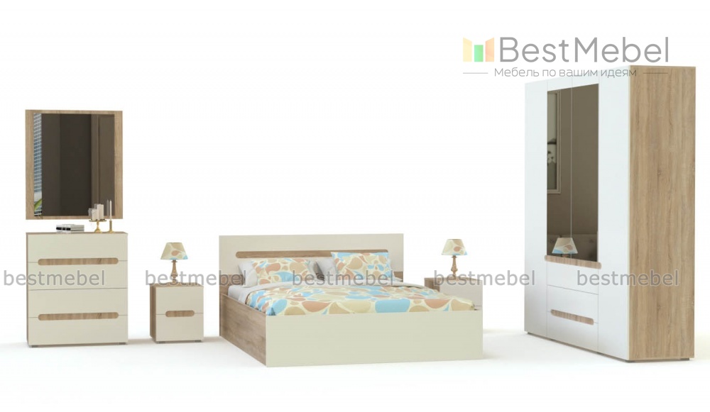 Мебель для спальни Леонардо BMS