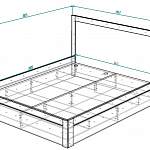 Чертеж Кровать Уно-5 BMS