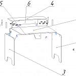 Схема сборки Геймерский стол Стим 4 BMS