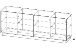Распродажа - Комод Талли  (2000х750х450)
