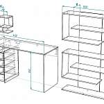 Чертеж Уголок школьника Слум УШ-1-06 BMS