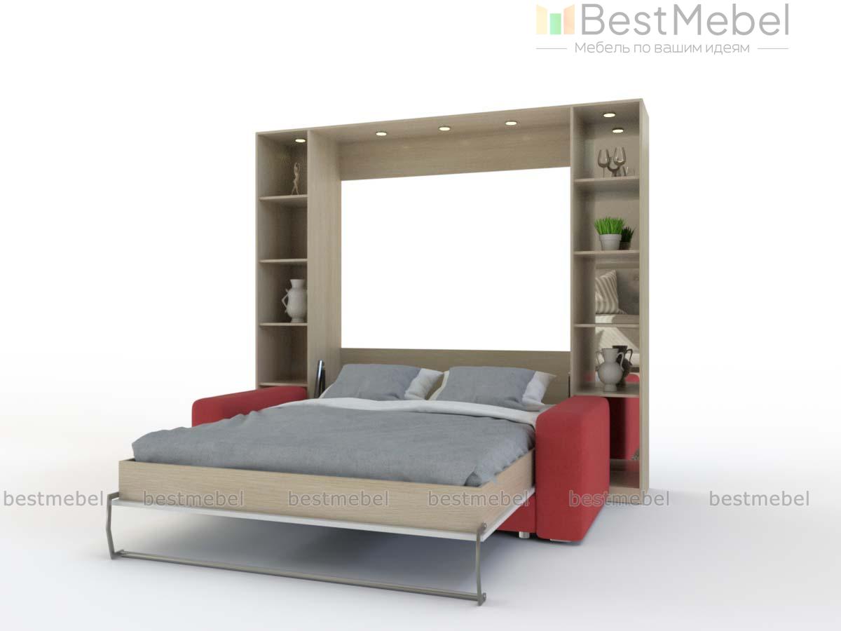 Шкаф-кровать с диваном Хлоя 16 BMS - Фото