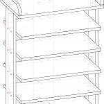 Чертеж Тумба для обуви Лада 12 BMS