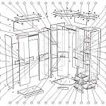 Схема сборки Угловой шкаф Импульс 3 BMS