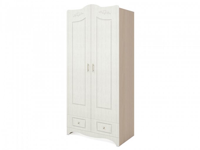 Шкаф для одежды и белья двухстворчатый Купидон BMS - Фото